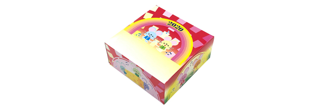 干支ボックスティッシュ 50W